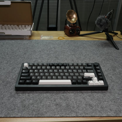 Teclado Akko 5075 V3 75% ANSI-US con rueda de volumen, hot-swappable, RGB, USB Type-C/2.4g y BT5.0, trimodo, teclado mecánico gaming personalizado