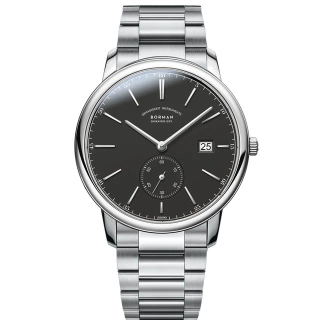 Reloj BORMAN BM3817 TOP nuevo de 42 mm, reloj de lujo para hombre, automático mecánico, cristal de zafiro, ultrafino, impermeable 50M, con subesfera
