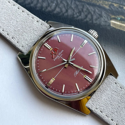 Merkur Watch White Dial Watch Metal Vintage Business Watches Hand Wind Mechanical Watch for Men 36mm