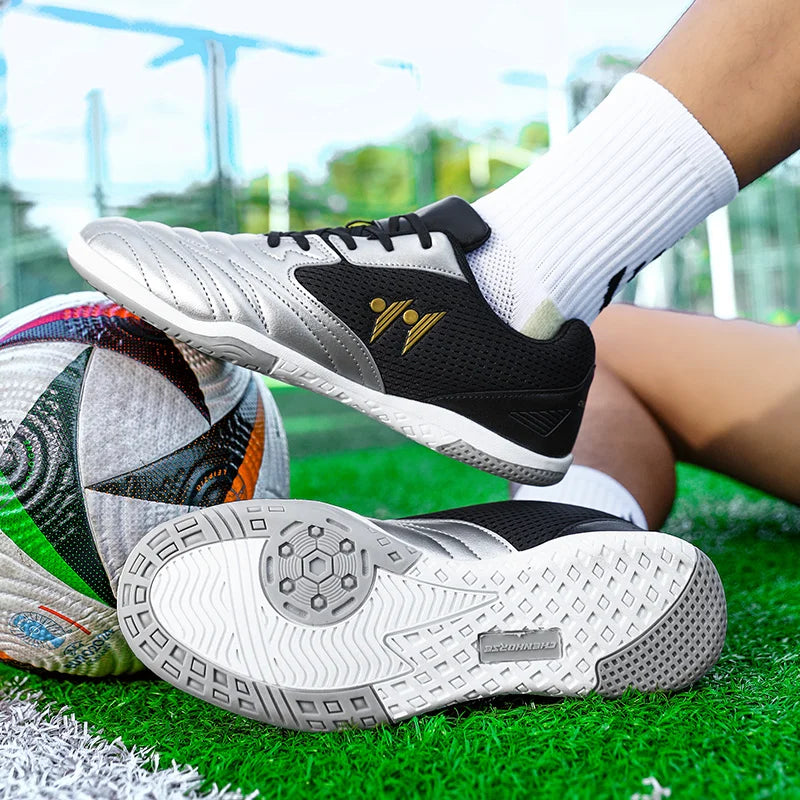 High-Quality New Men's Football Boots Grass High-Top Futsal Sneakers Soccer Shoes Non-Slip Match Indoor Hot-Selling Outdoor Sports