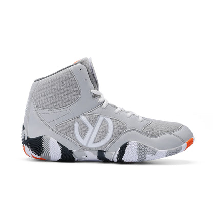Nuove scarpe da wrestling da uomo, taglia grande, in mesh traspirante, scarpe da boxe antiscivolo, resistenti all’usura, sneaker casual alla moda per sport ad alta intensità
