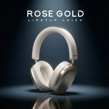 Casque audio Bluetooth 6.0 Monster AH100 ANC avec réduction de bruit active de 45 dB, stéréo haute fidélité, écouteurs sans fil supra-auriculaires