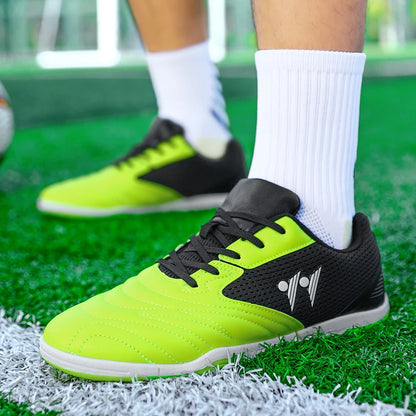 High-Quality New Men's Football Boots Grass High-Top Futsal Sneakers Soccer Shoes Non-Slip Match Indoor Hot-Selling Outdoor Sports