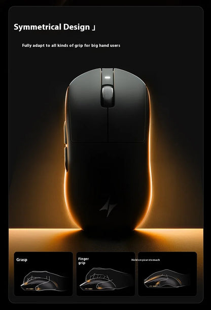 Ratón gaming inalámbrico ATK A9 Ultra Tri Mode 8K 53g ligero A9/A9 SE/A9 Plus/A9 Pro para PC e-sports, regalo personalizado