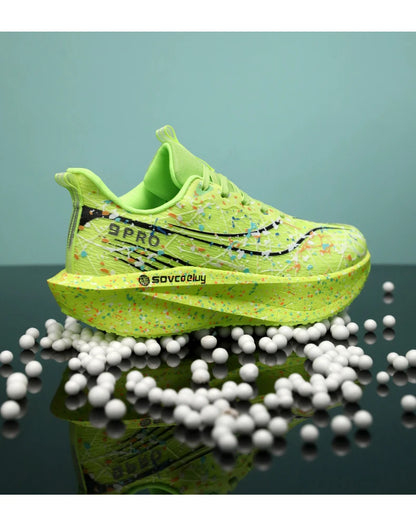 Zapatillas de running para hombre y mujer con placa de carbono, amortiguación para maratón, deportivas, transpirables, ligeras, cómodas y antideslizantes
