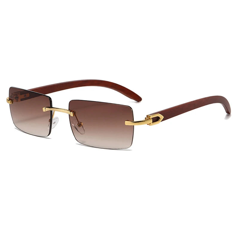 2025 New Frameless Fashion Sunglasses for Unisex Vacation Casual Driving Sun Shades Classic Outdoor Vacation Riding Sun Glasses
