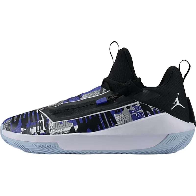 Nike officiella äkta Jordan Jumpman Hustle PF basketskor för män AQ0394