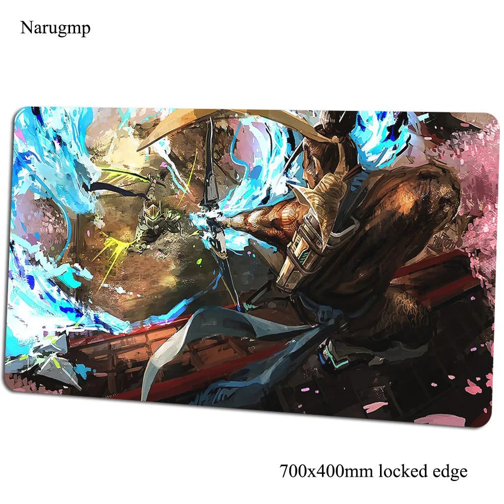 Alfombrilla de ratón Overwatch 700x400x3mm gaming anime con personalidad, esterilla de escritorio para oficina y notebook, regalo para niño, padmouse para juegos PC gamer