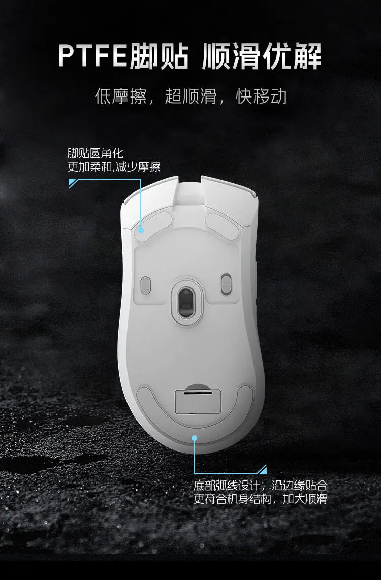Ratón inalámbrico Metaphyuni Metapanda P1 Pro Max PAW3395L de baja latencia, ligero, para e-sports y gaming, ergonómico, regalo para PC gamer