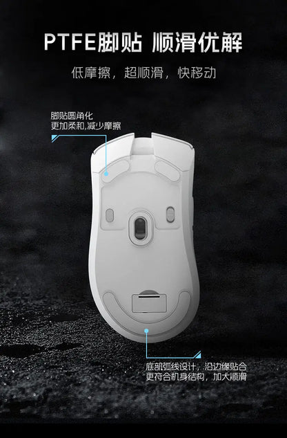 Ratón inalámbrico Metaphyuni Metapanda P1 Pro Max PAW3395L de baja latencia, ligero, para e-sports y gaming, ergonómico, regalo para PC gamer