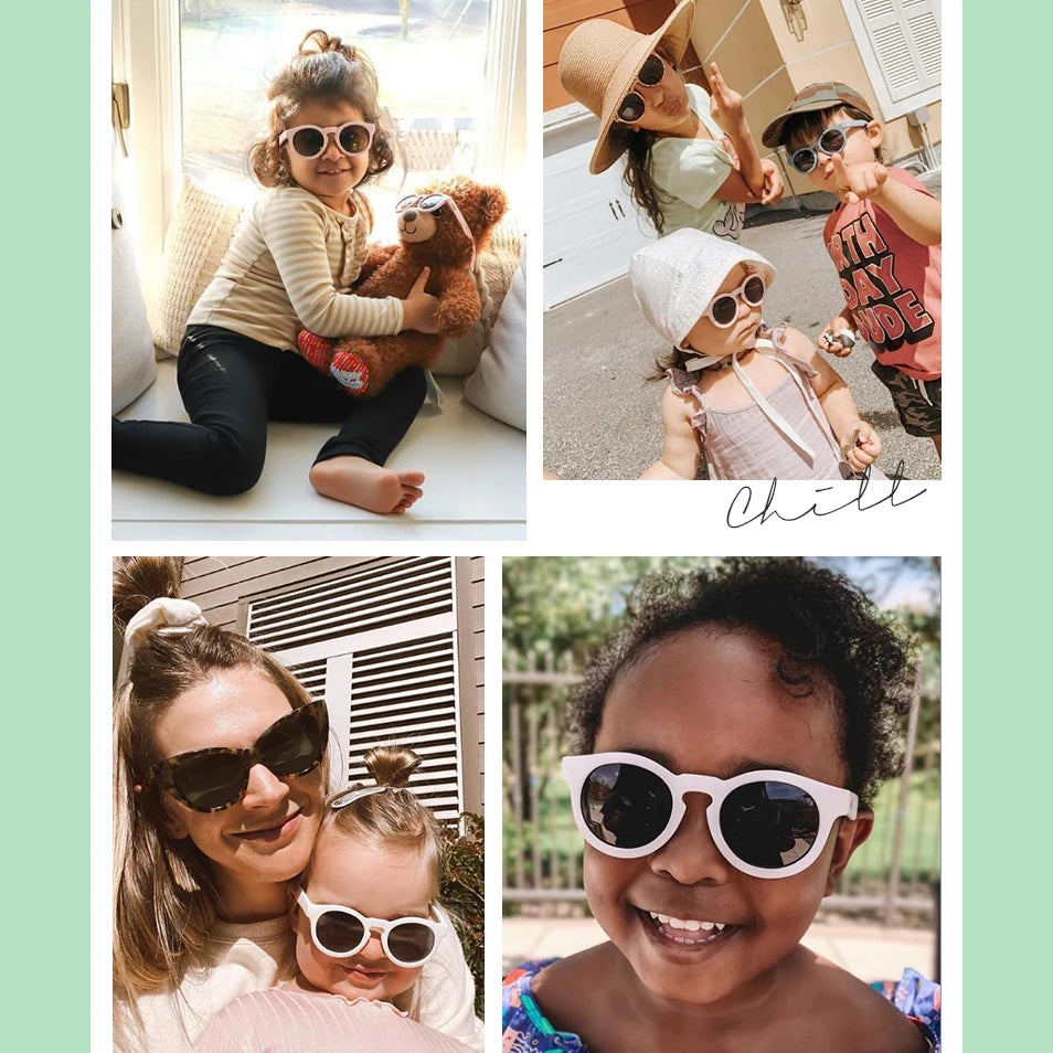 Lunettes de soleil classiques pour enfants, protection solaire, pour garçons et filles, plusieurs couleurs, protègent les yeux, lunettes de soleil UV400 pour bébés et enfants