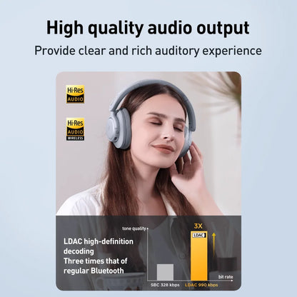Cuffie wireless Bluetooth con cancellazione del rumore 1MORE SonoFlow S 42dB ANC Audio Hi-Res 90H di autonomia headset over-ear