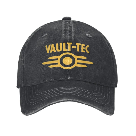Vault Tec Logo Fallouted Game Sun Baseball Cap Unisex-Teens Design Hip Hop Hat Summer Trendy Tennis Skate Hot Sale Baseball Caps