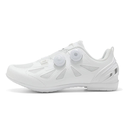 Zapatillas de ciclismo de montaña para hombre sin cierre, sin calas, para bicicleta de carretera RB Speed; zapatillas de ciclismo sin calas, tipo sneaker, para pedales planos MTB, mujer