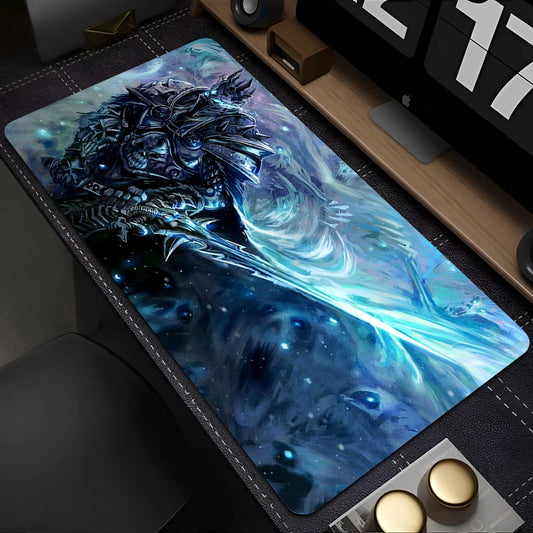 Mouse Pad World of Warcraft Lich King για PC HD Anime Gaming Αξεσουάρ Πληκτρολόγιο Mousepad Φορητού Υπολογιστή XXL Επιφάνεια Γραφείου για Game Cabinet Χαλί