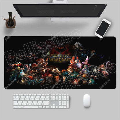 World Of Warcraft 90x40 stor gaming-musemåtte til spilbord, Csgo, naturgummimåtte, Grande Gamer, XXL computermusemåtte