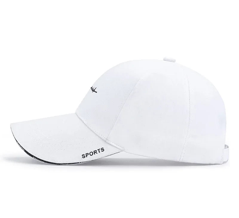 Men Women Embroidered Letter SunShade Breathable Baseball Cap Summer Outdoor Sport Sunscreen Curved Brim Adjustable Hat A31