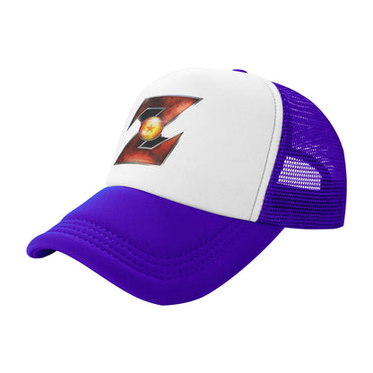 Adult Dragon Ball  Z Logo Trucker Caps Mesh Baseball Cap Polyester  Hats Trucker Hat Breathable Sports Cap Summer