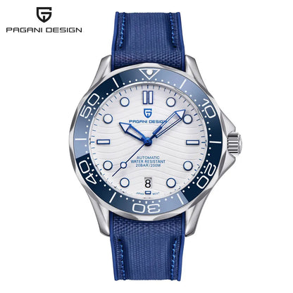 PAGANI DESIGN 2026 New V2 Waves 200M Orologio da immersione da uomo, automatico di lusso, con cristallo zaffiro AR
