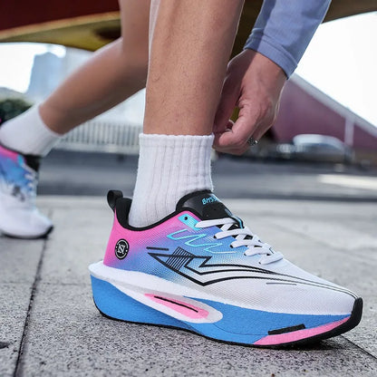 Zapatillas de running para hombre, de alta calidad, profesionales para entrenamiento, ligeras, resistentes al desgaste, deportivas planas y casuales