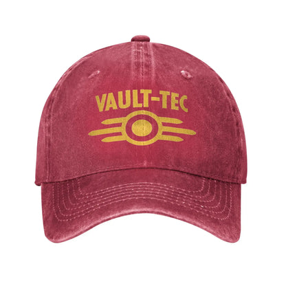 Vault Tec Logo Fallouted Game Sun Baseball Cap Unisex-Teens Design Hip Hop Hat Summer Trendy Tennis Skate Hot Sale Baseball Caps