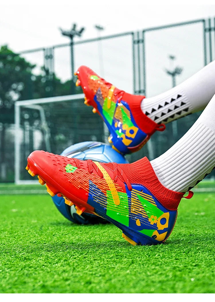Nouvelles chaussures de football professionnelles pour hommes, crampons de football de société, chaussures de football d'intérieur, bottes d'entraînement originales, chuteira de terrain rapide