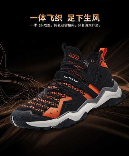 RAX Outdoor Breathable Hiking Shoes Men Lightweight Walking Trekking Wading Shoes Sport Sneakers Men Outdoor Sneakers Male