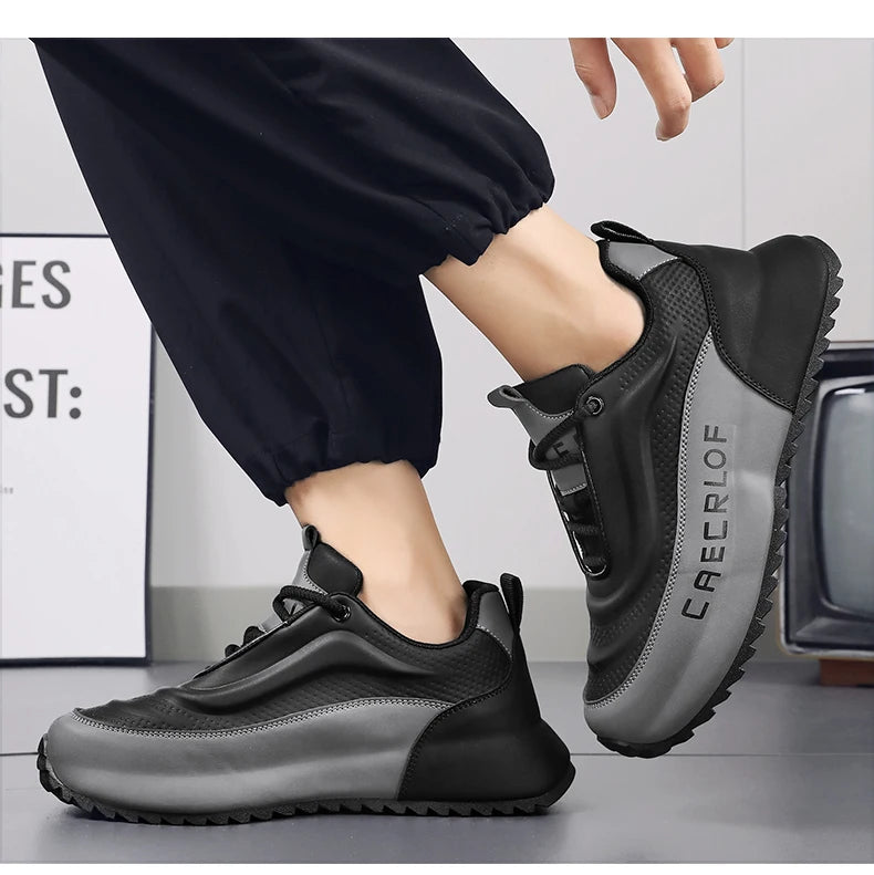 Brand protection 2026 new men's lightweight non-slip breathable wear-resistant running sports fashion versatile casual shoes