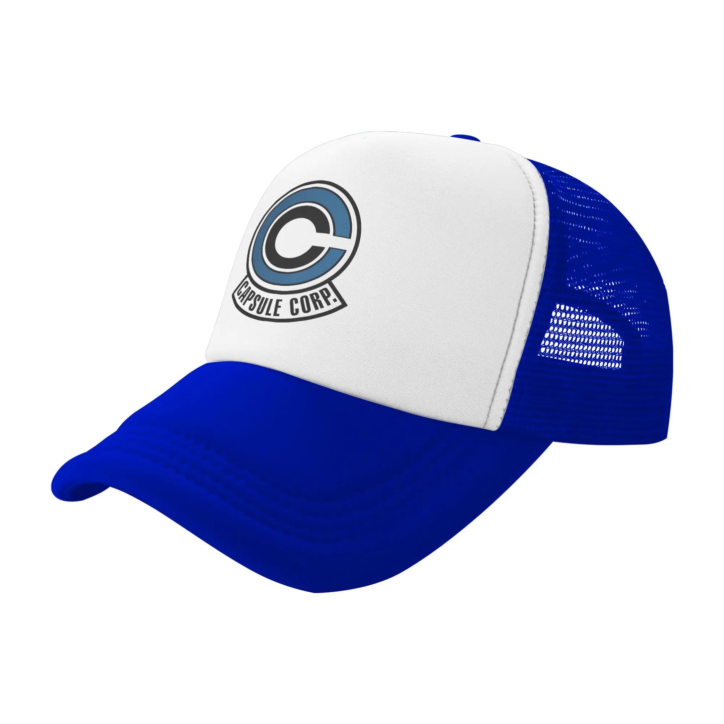 Dragon Ball  Kid Buu Trucker Cap Unisex  Hats Sun Caps Trucker Cap Adjustable Polyester Mesh Baseball Cap Summer