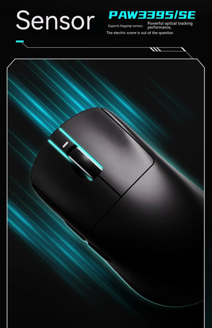 Ratón inalámbrico gaming VXE Dragonfly R1 Pro con sensor Paw3395, Nordic 52840, 2khz, Smart Speed X, baja latencia, para oficina y PC