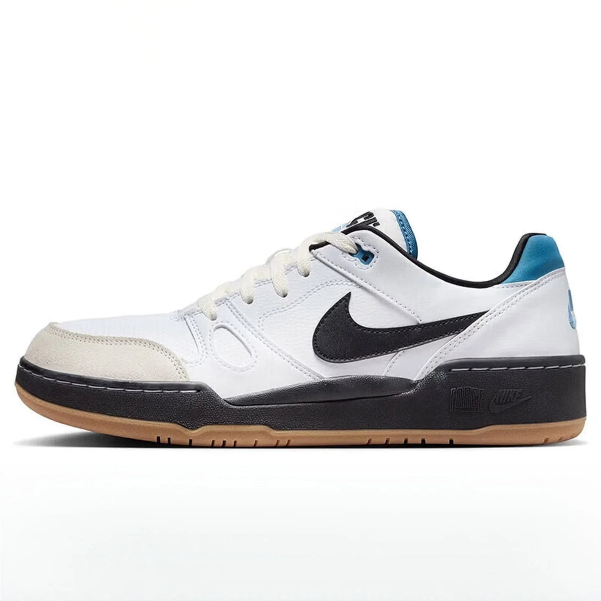 Nike Ful Force Low-Top skatesko til mænd, sort/hvid/blå, HJ7262-100
