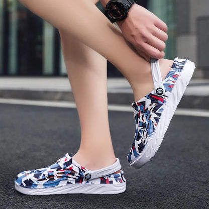 Nouvelle mode sandales hommes sabots sandales confortables respirant plage sandales hommes femmes sabots pantoufles fond souple hommes chaussures