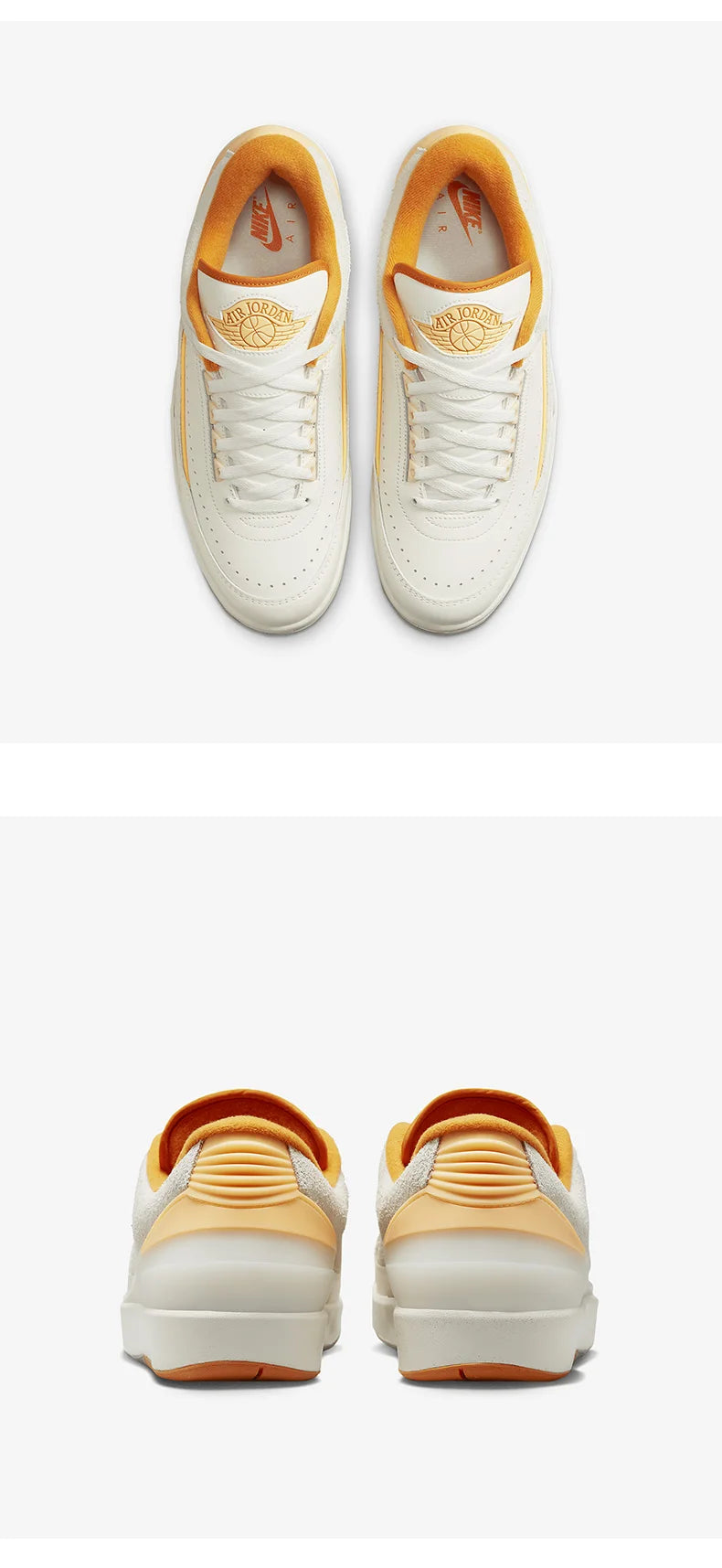 Nike Authentic Air Jordan 2 Men's Women's Low-Top Sports Casual Shoes DV9956-118