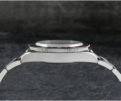 San Martin 39mm NH34 GMT Men Luxury Watch Bidirectional Aluminum Bezel Automatic Mechanical Sapphire 100M Waterproof  SN0109