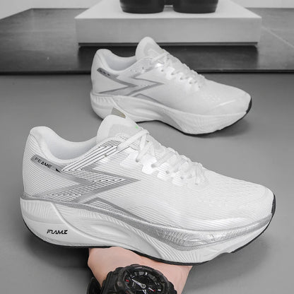 Men's Casual and Comfortable Solid Color Wear-Resistant Jogging Shoes Breathable and Easy-To-Wear Sports Shoes Non-Slip