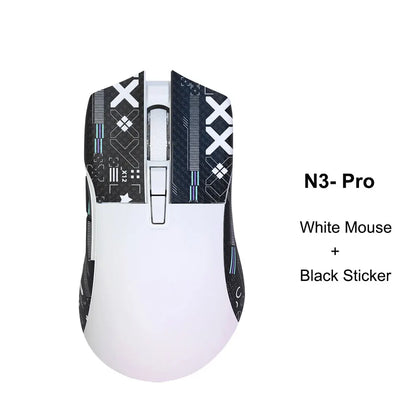 MOTOSPEED Darmoshark N3 Pro Wireless Gaming Mouse, Tri-Mode Bluetooth Gaming Mouse with PAW3395 Sensor, 8K Polling Rate, 26,000 DPI, Rechargeable Ergonomic Gaming Mouse