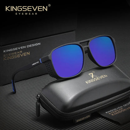 Lunettes de soleil polarisées de la marque KINGSEVEN, design classique, protection UV400, pour hommes et femmes, lunettes de sport et de plein air