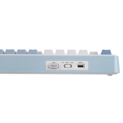 EPOMAKER AULA F75 ISO-ES 75% spagnola QWERTY Hot-Swap, tastiera meccanica da gaming cablata/Bluetooth/wireless 2.4GHz con montaggio gasket e retroilluminazione RGB
