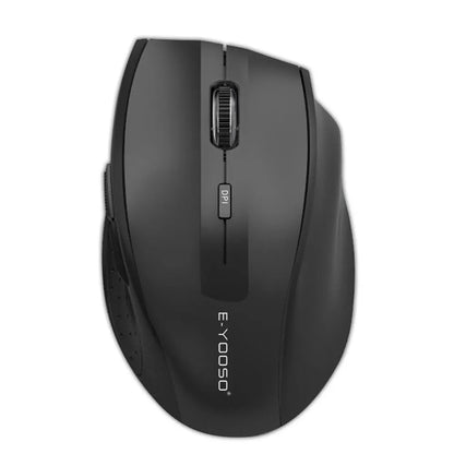 E-YOOSO E-1010 Mouse Wireless USB 2.4G da Gaming e Ufficio, Mouse Ottico 2400 DPI Ergonomico per Laptop, PC e Computer