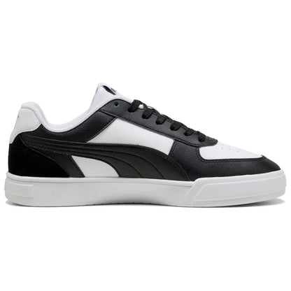 Baskets basses Puma Caven Mix Classic, mode, durables, respirantes, noir et blanc 399398-03
