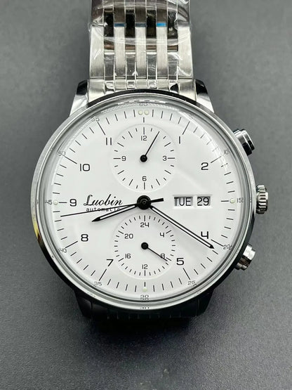 Reloj de lujo para hombre, automático mecánico, de cuerda automática, para negocios, de acero inoxidable, luminoso, 2020