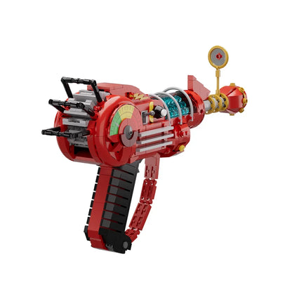 Gobricks MOC Call of Duty Ray Gun Bricks Model Shooting Game Red Laser Gun Weapons Building Blocks DIY Assembly Toys Kids Gifts