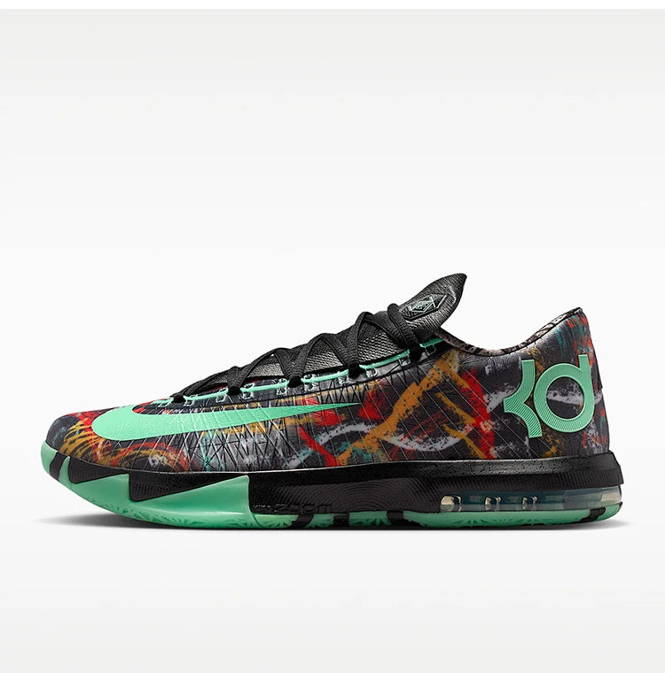 Nike Authentic Zoom KD 6 Scarpe da basket da uomo trendy rétro da rimbalzo FQ8356-900