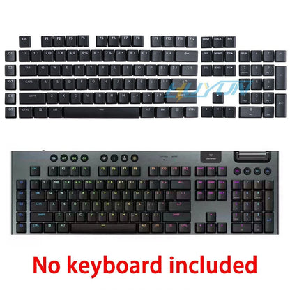 Tecla texturizada antideslizante transparente retroiluminada G915 913 TKL G815 G813, compatible con teclado mecánico Logitech