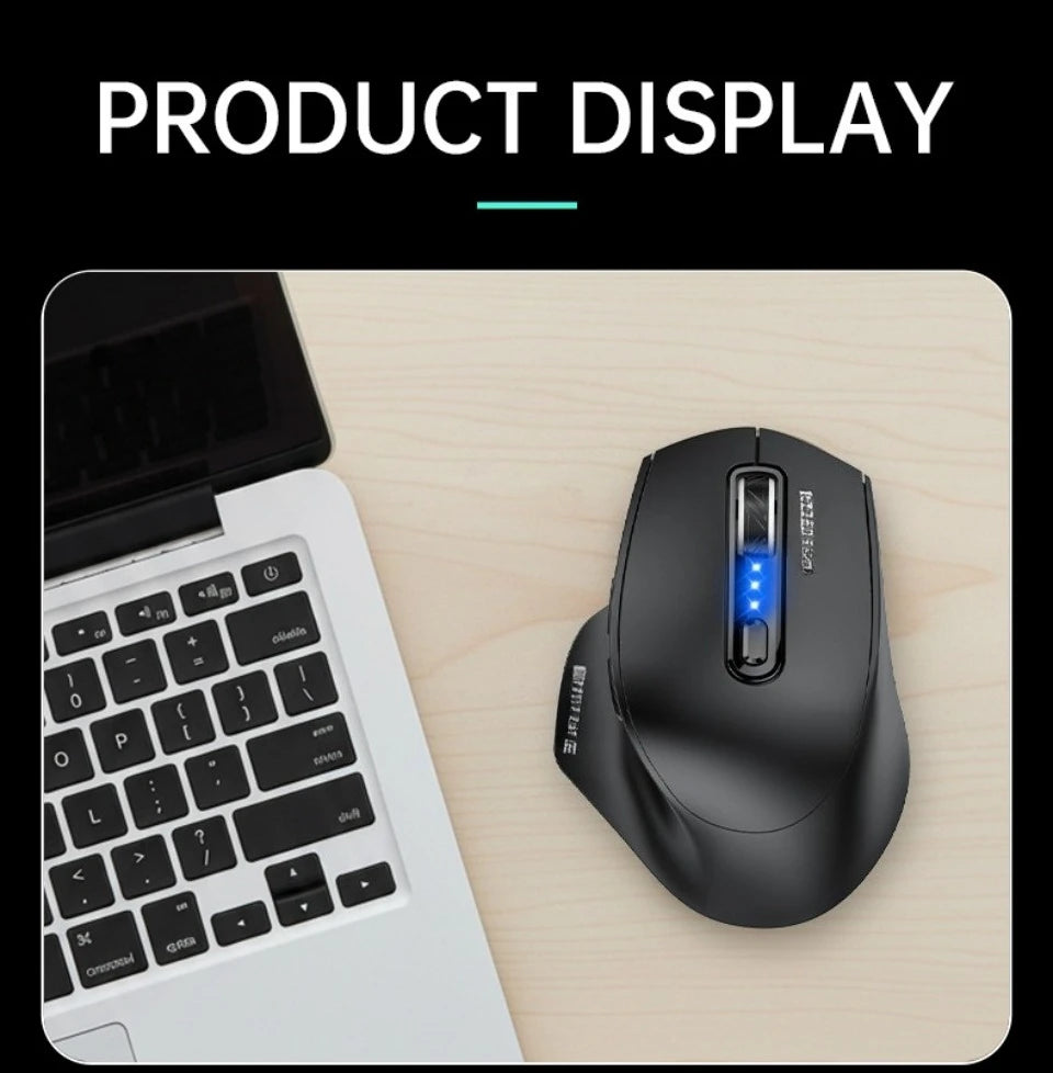 Ratón USB con cable, retroiluminación RGB, silencioso, ergonómico y DPI ajustable para ordenador de sobremesa, portátil, PC, oficina, gaming, hogar y uso diario en el trabajo