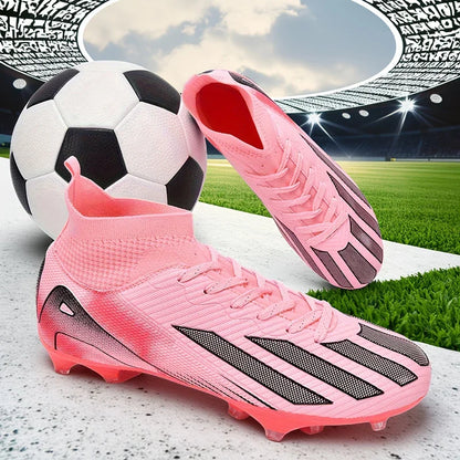 New Men Soccer Shoes Adult Non-Slip Football Boots Cleats Boys Ultralight Sport Sport Outdoor Comfortable Training Match Grass