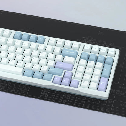 Keycaps KBDiy GMK Illusion perfil Cherry de PBT de doble inyección ISO para kit de teclado mecánico gamer, estilo retro gaming
