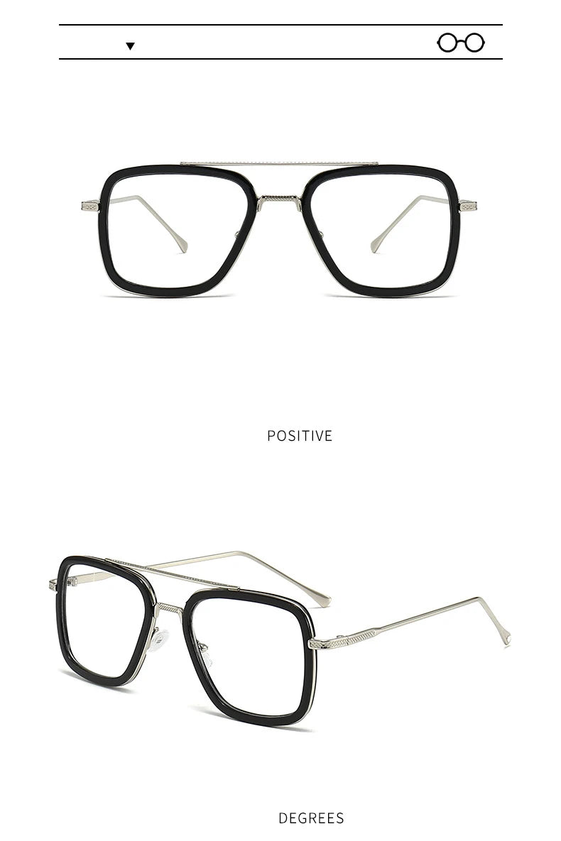 2024 New Square Men Sunglasses Fashion Metal Steampunk Sun Glasses For Women Trendy Outdoor Shades Eyewear Unisex Accessory