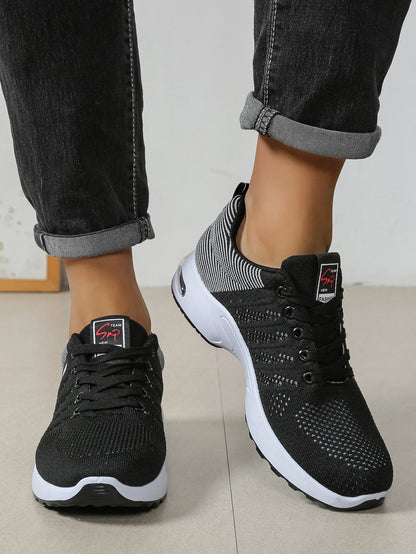 Zapatillas de hombre de moda, supertranspirables, con cordones para running - Antideslizantes, duraderas y con comodidad acolchada - Zapatillas de moda para hombre