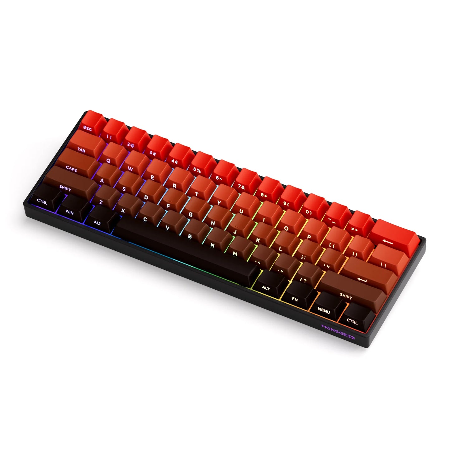 MONSGEEK FUN60 PRO&MAX HE Tastiera meccanica con switch magnetici 60% wireless da gaming, Rapid Trigger 8K ARGB, tastiera personalizzata